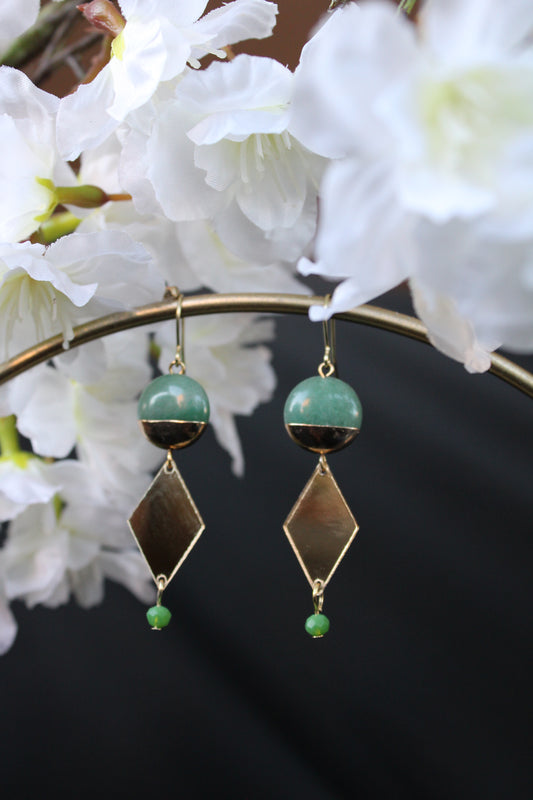 Up-Cycled Statement Mirror Earrings