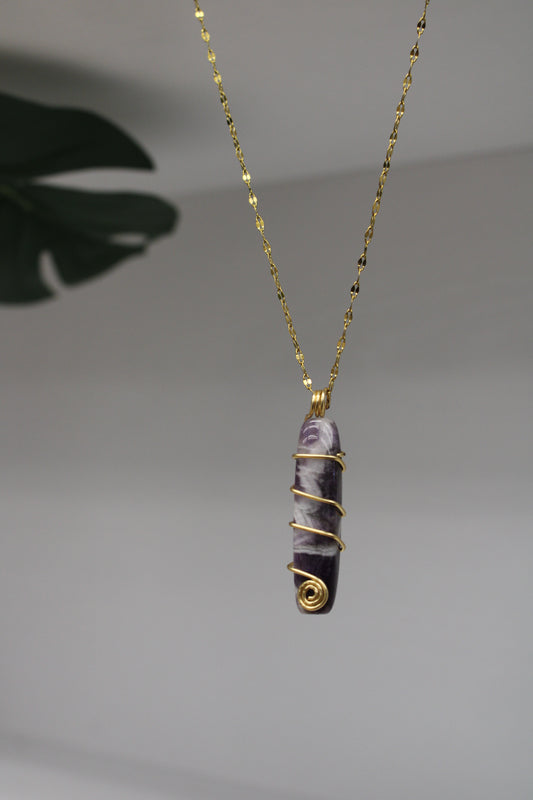 Statement Necklace (Amethyst)