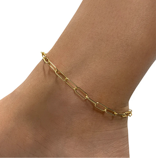 Paper Clip Anklet