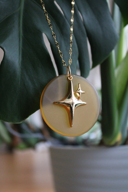 Statement Glass Necklace