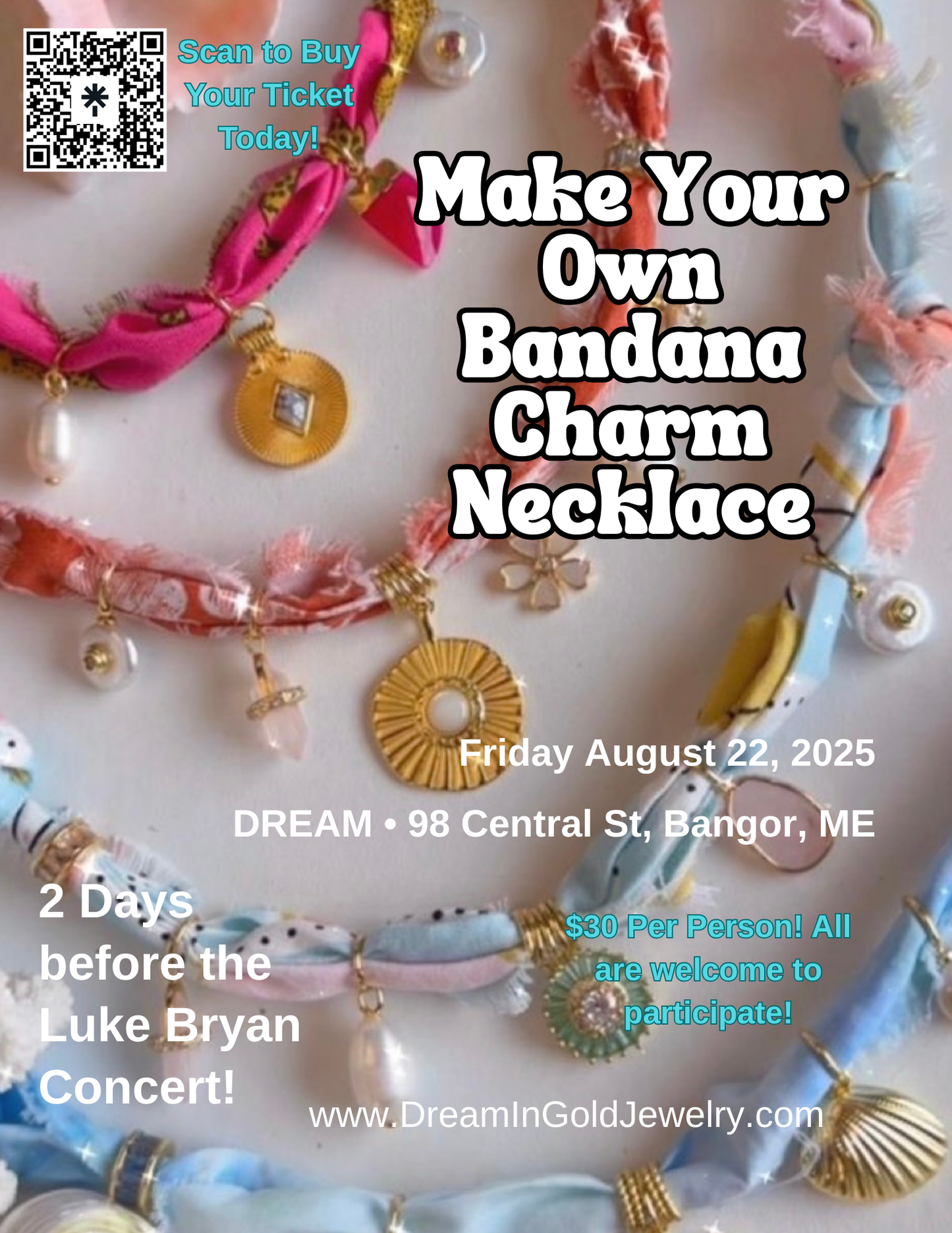 Workshops - Bolo Tie OR Bandana Necklace!