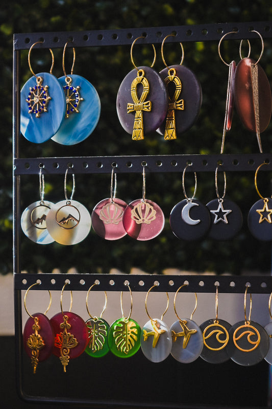 Statement Glass Earrings