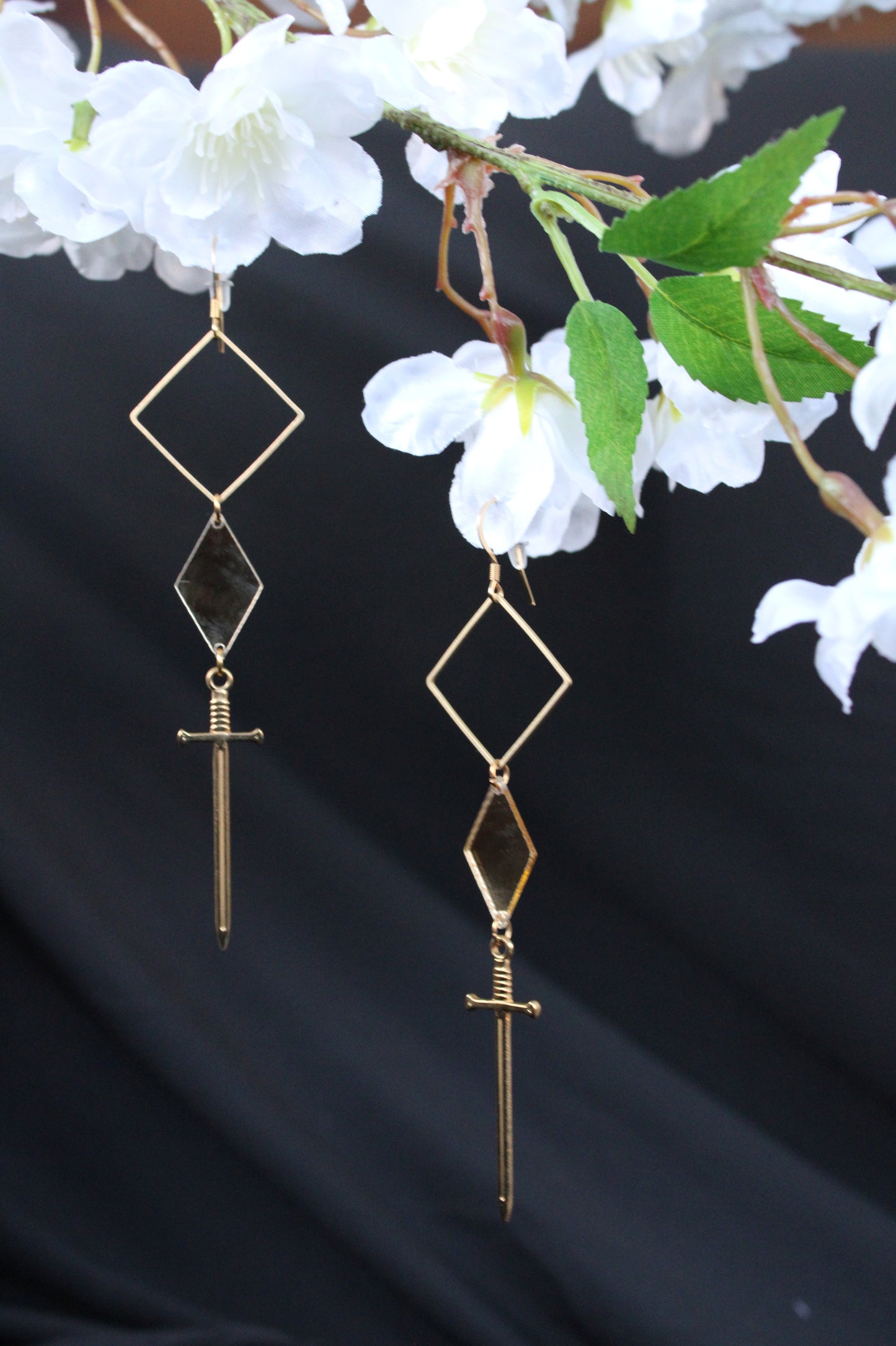 Up-Cycled Statement Mirror Earrings
