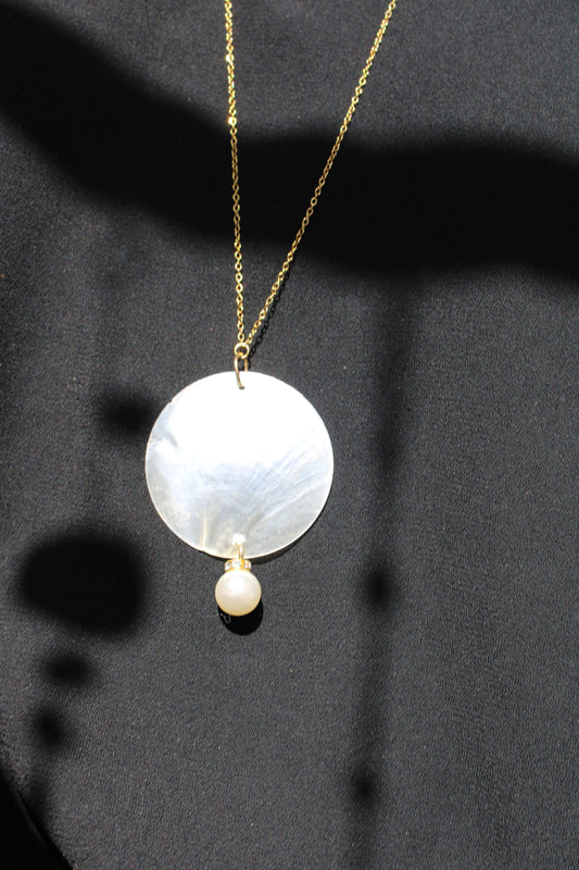 Statement Capiz Necklace