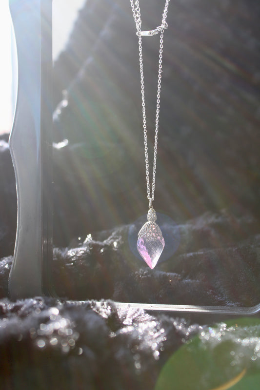 Statement Necklace (Purple Sun Catcher)