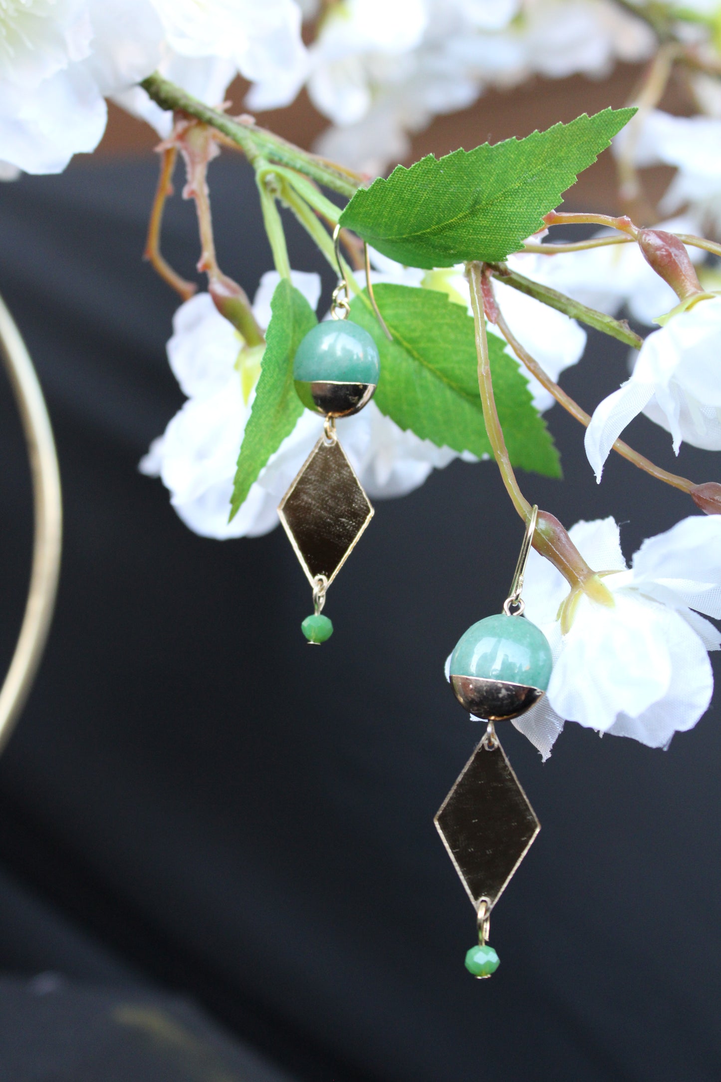 Up-Cycled Statement Mirror Earrings