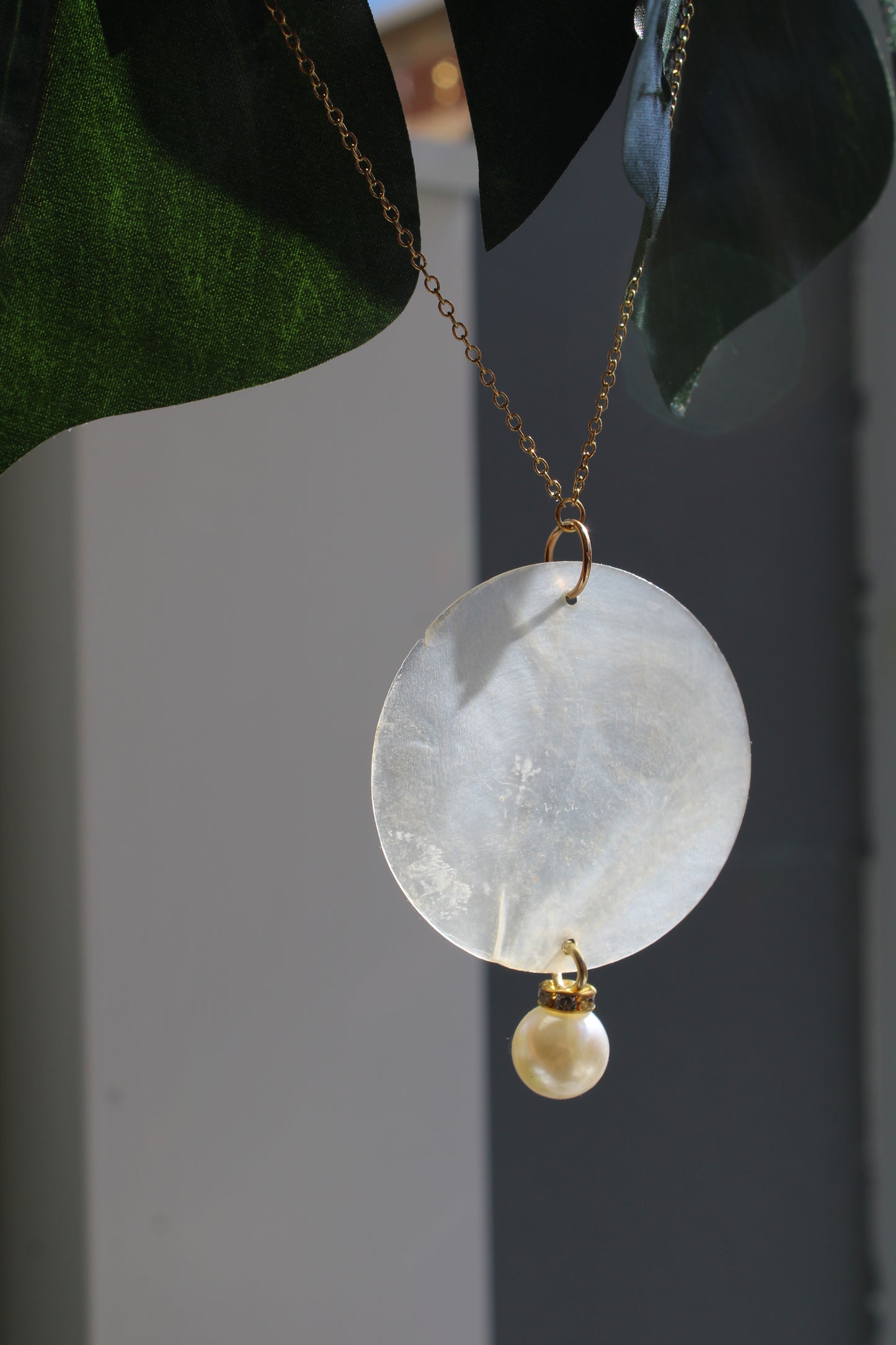 Statement Capiz Necklace