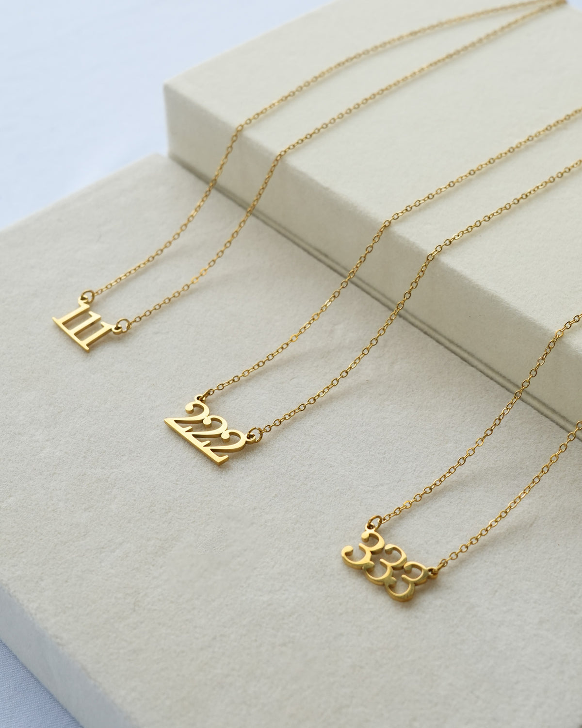 Angel Number Necklaces (Non-Tarnish)