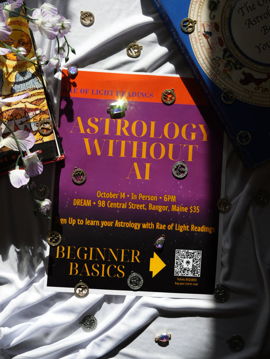 Workshop - Astrology With Out AI by Rae of Light Readings