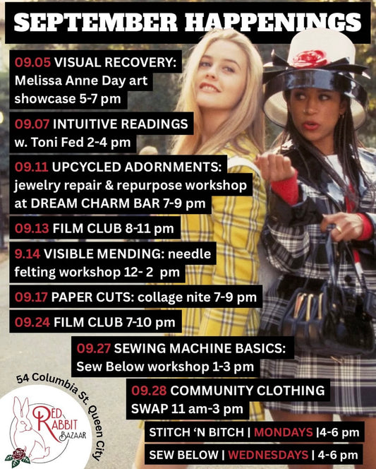 Workshops - UpCycled Adornments w. Red Rabbit!