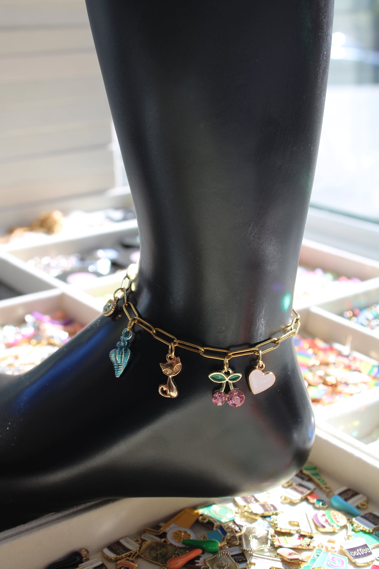 Charm Bar - Surprise Anklet (Paperclip)