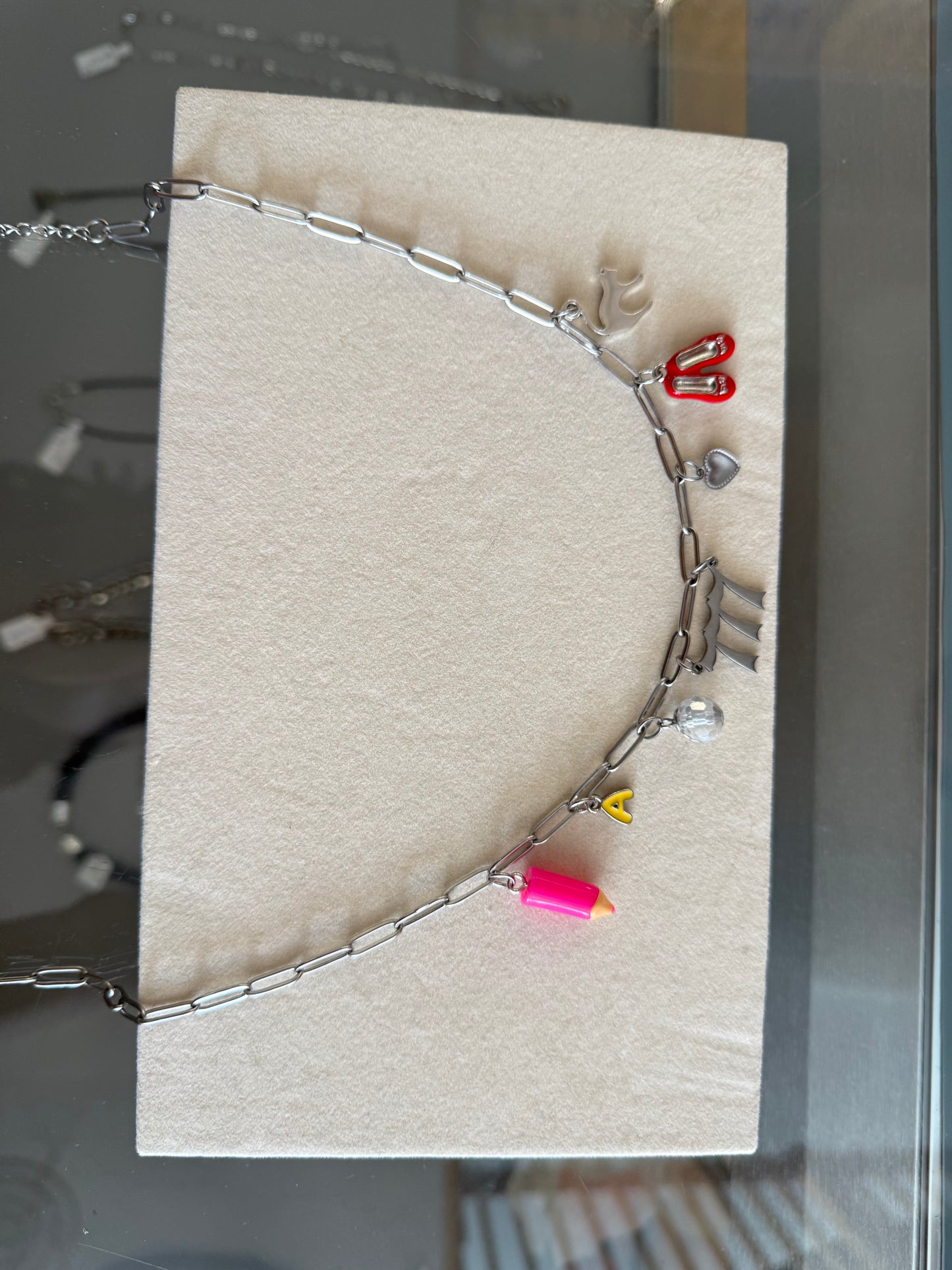 Charm Bar - Surprise Necklace (Paperclip)