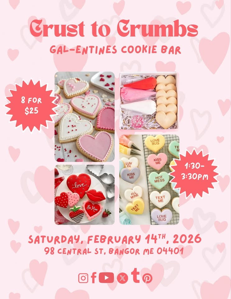 Workshops - $25 DIY Cookie Bar w. Crust To Crumbs!