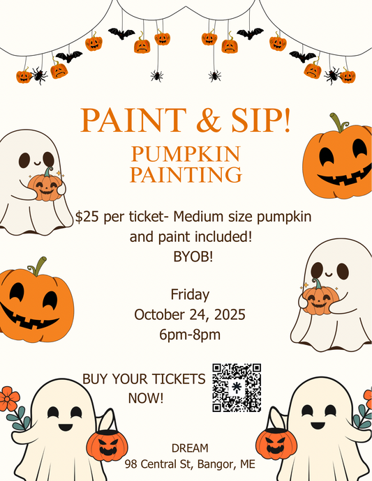Paint & Sip - Pumpkins 10/24/25
