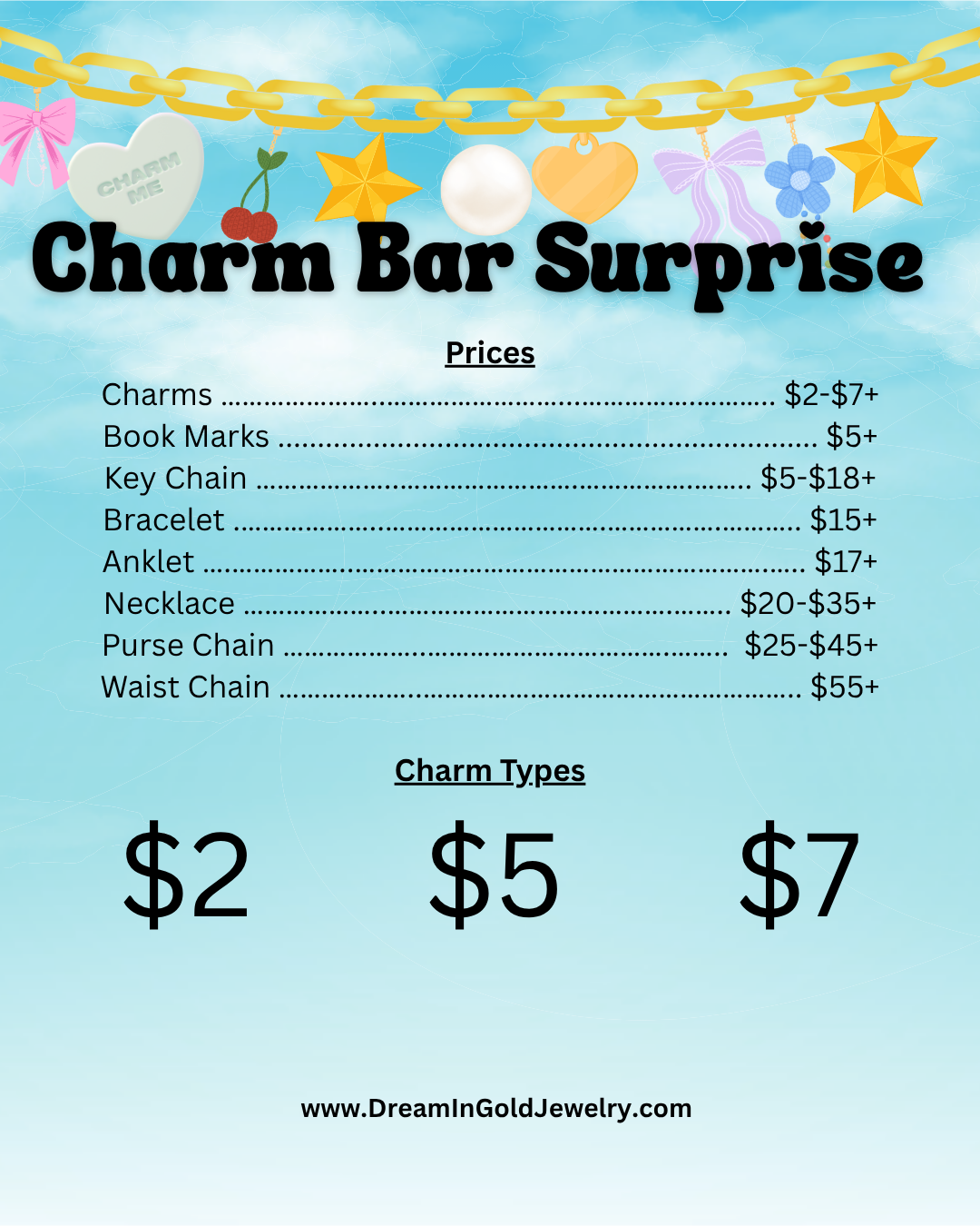 Charm Bar - Surprise Necklace (Paper Clip)