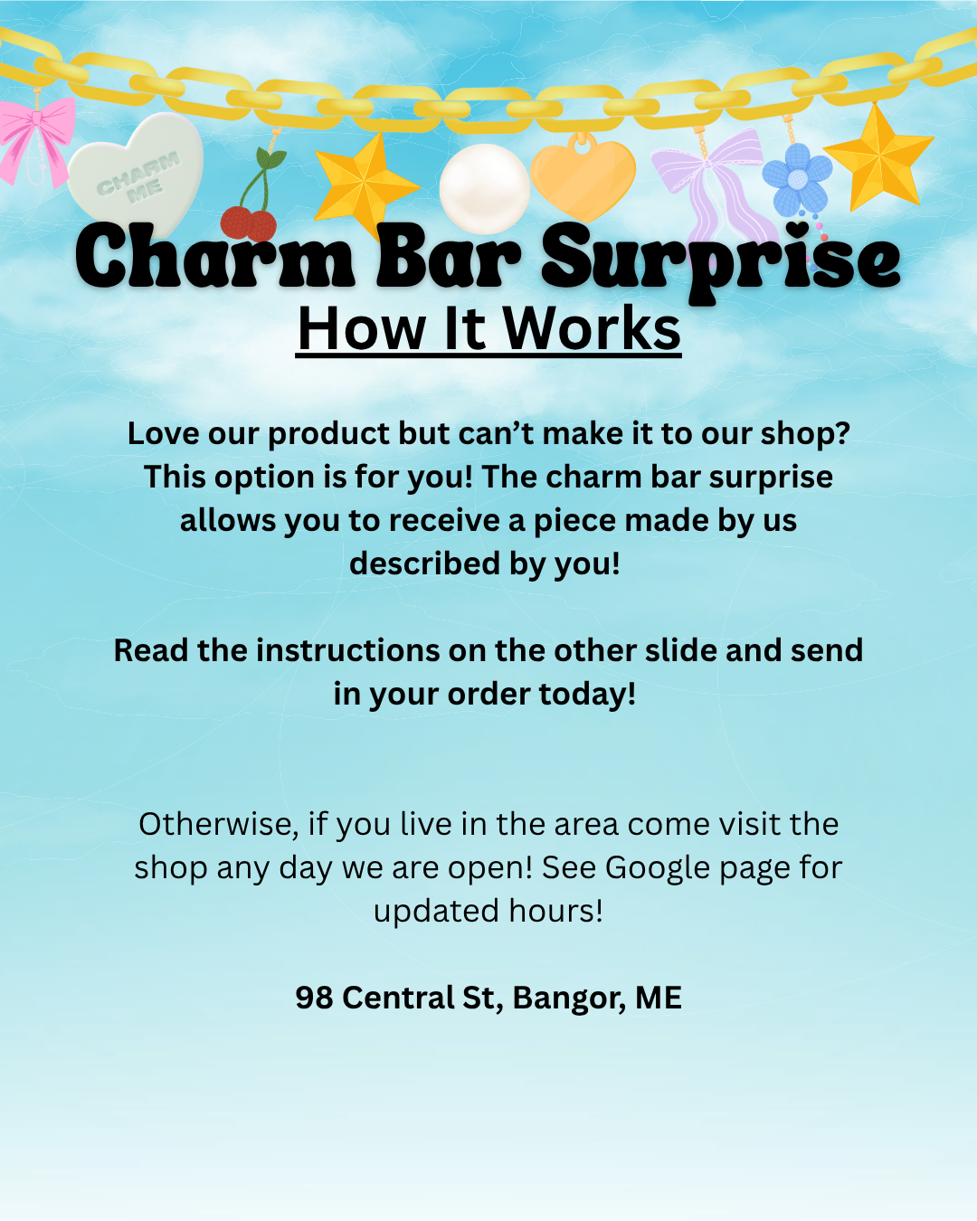 Charm Bar - Surprise Necklace (Paper Clip)