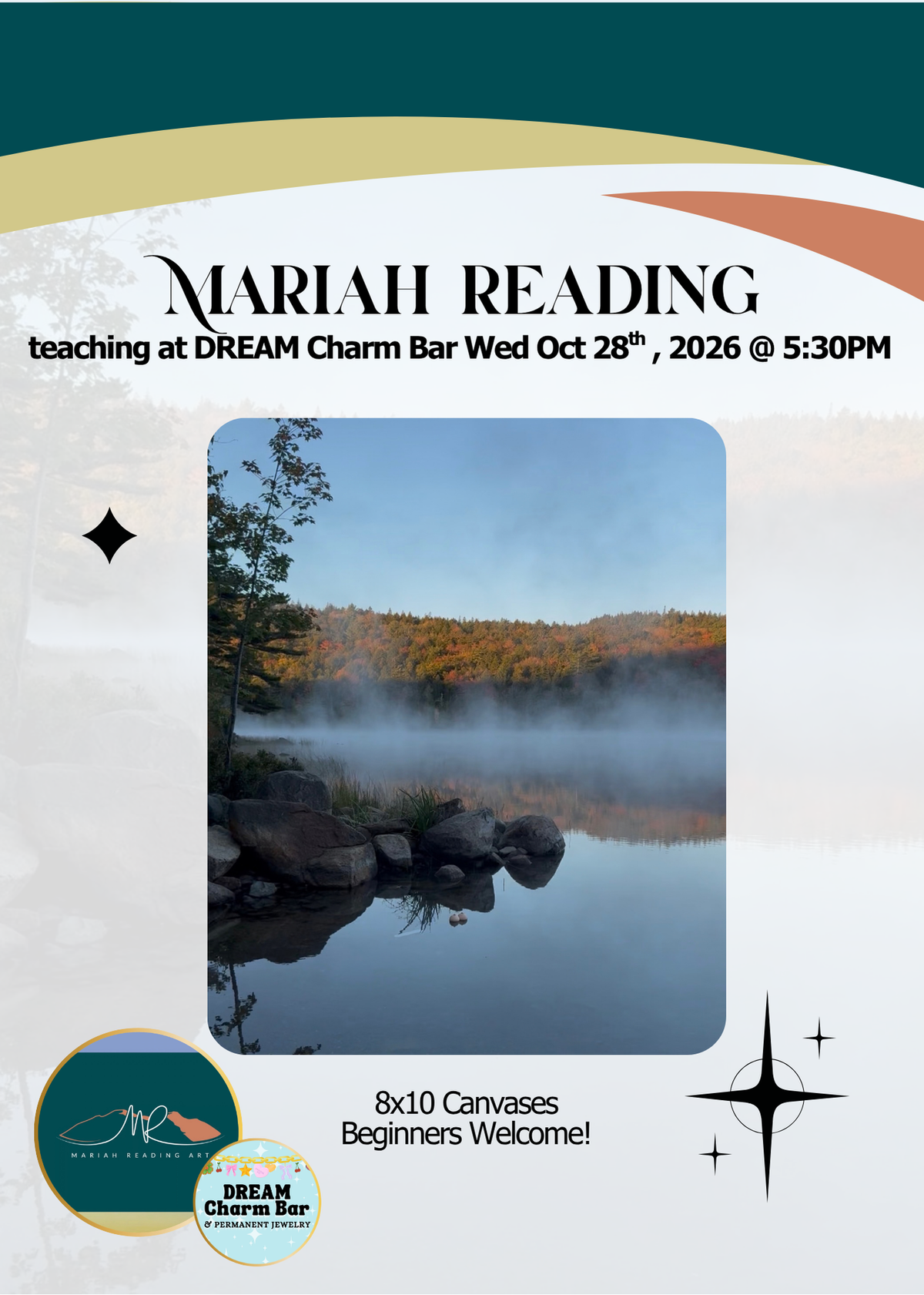 Workshops - Paint & Sip W. Mariah Reading