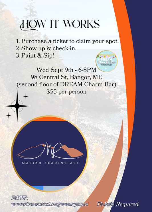 Workshops - Paint & Sip W. Mariah Reading