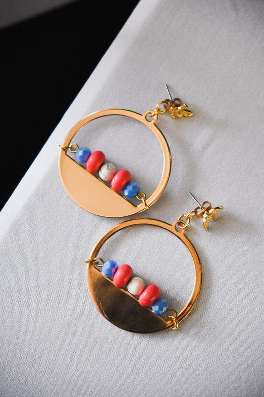 Pride Earrings - Transgender Gay, Lesbian, Bisexual, Nonbinary, Pansexual, Transgender Pride Flags