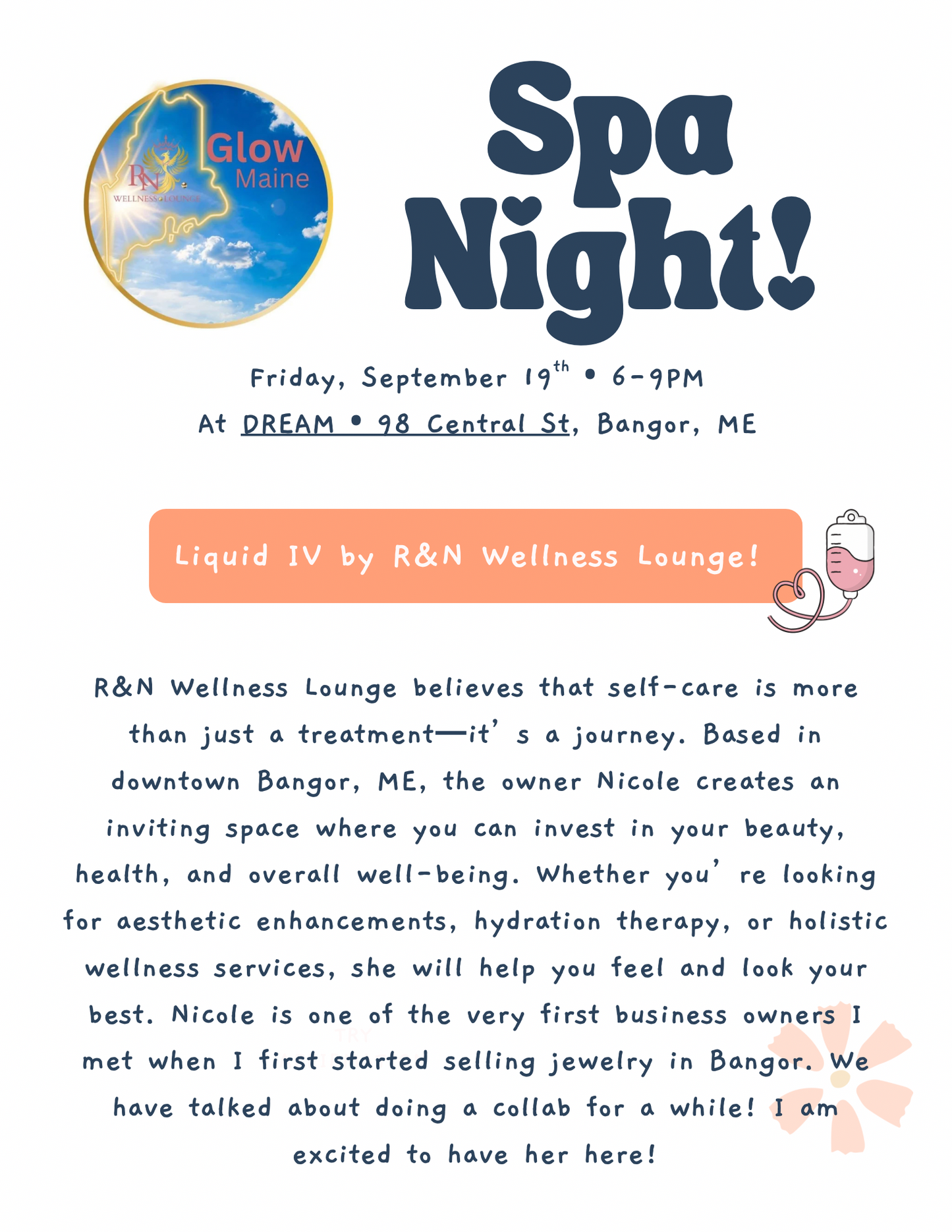 Event - Spa Night (Pay Per Service)