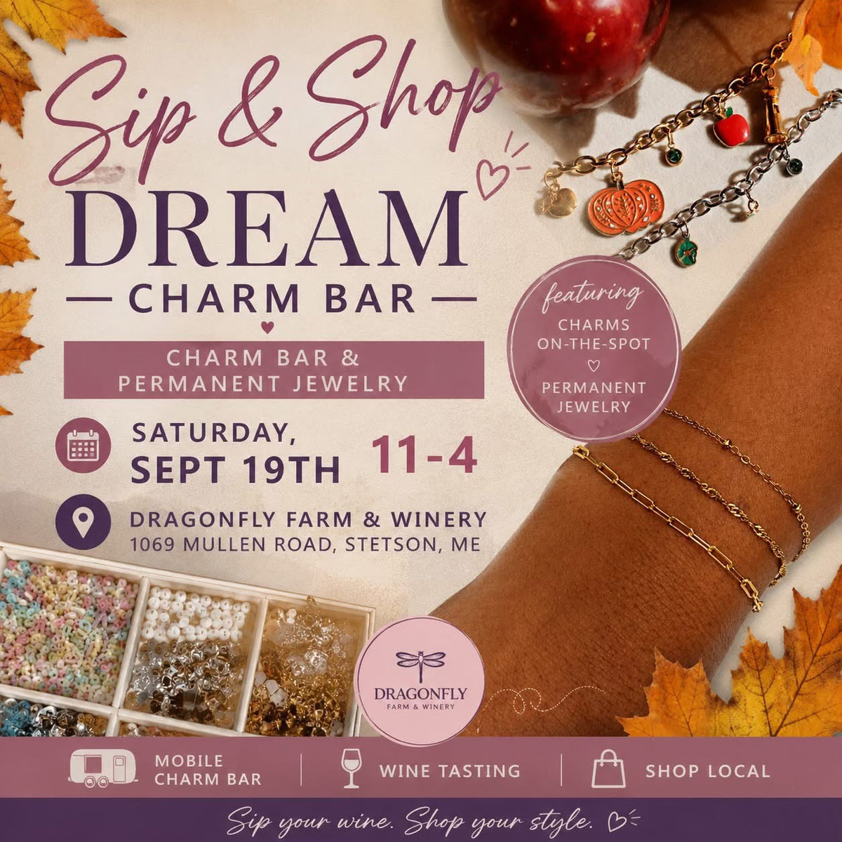 Pop Up at Dragonfly Winery
