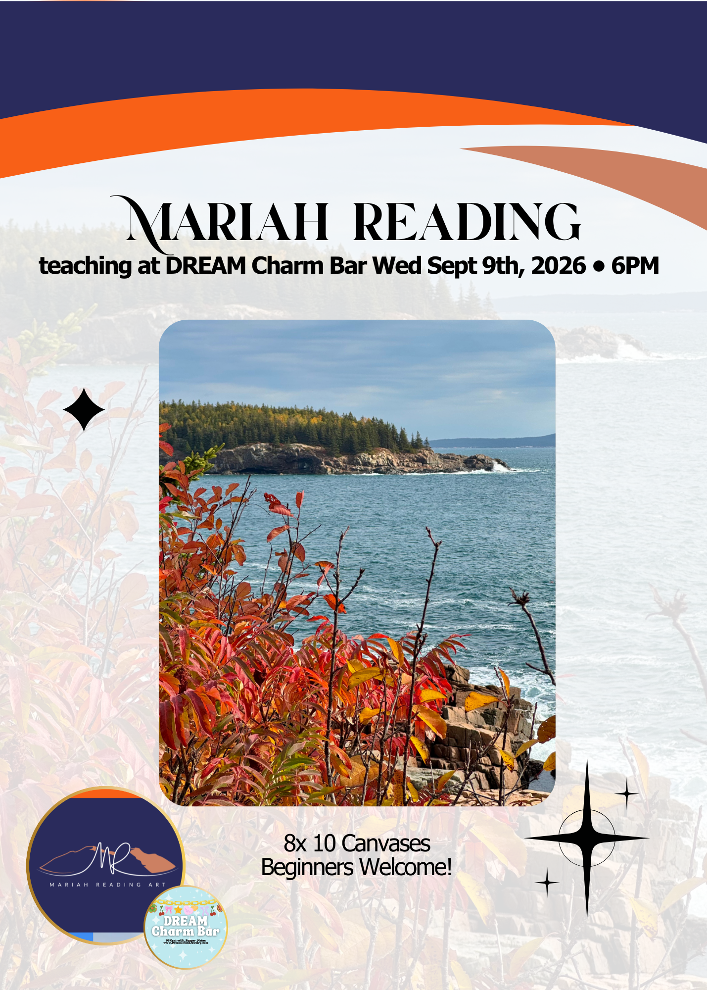 Workshops - Paint & Sip W. Mariah Reading