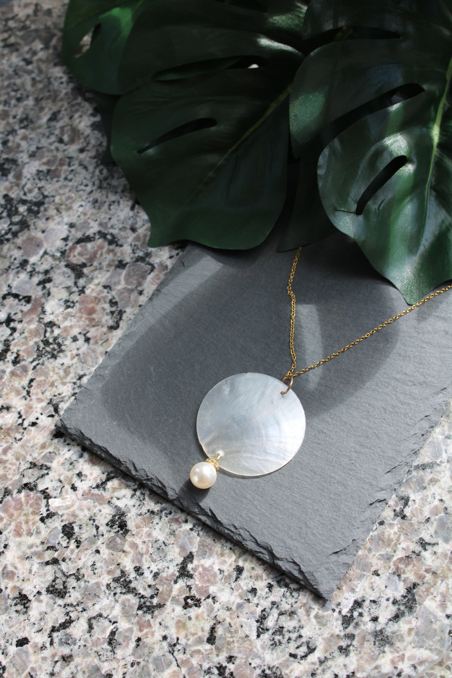 Statement Capiz Necklace