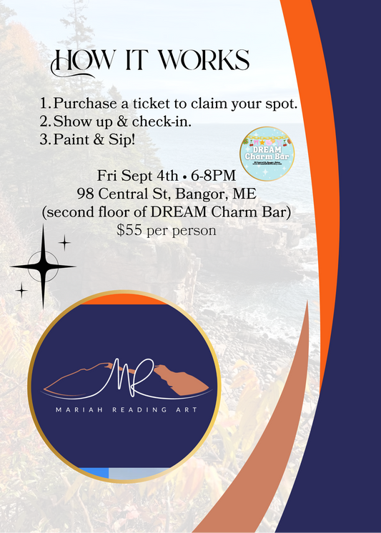 Workshops - Paint & Sip W. Mariah Reading