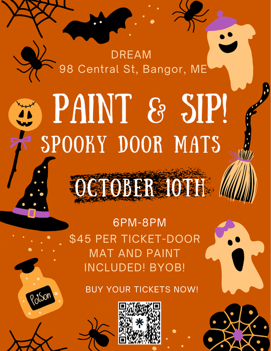 Paint & Sip - Door Mats! 10/10/25