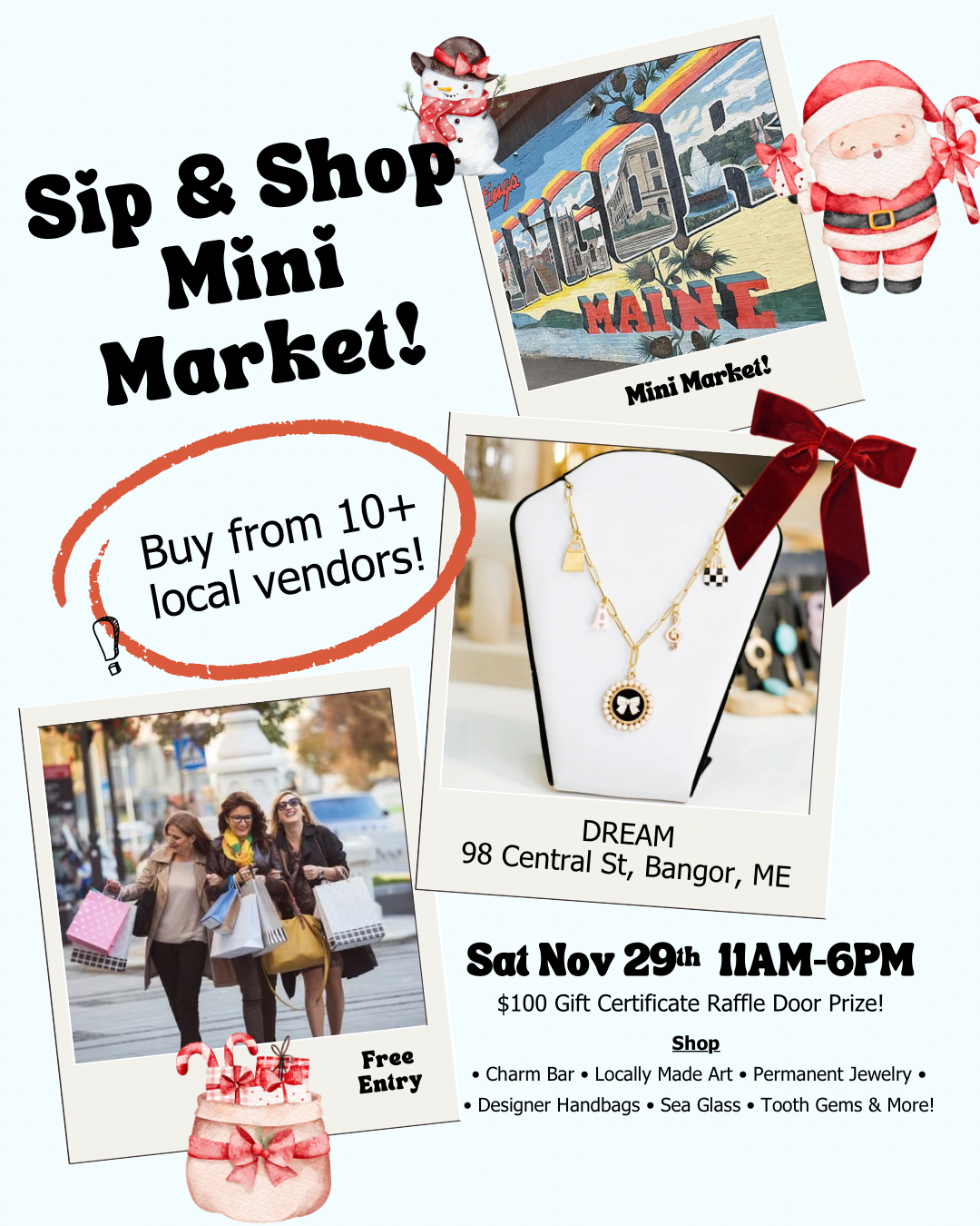 Sip & Shop Mini Market Application