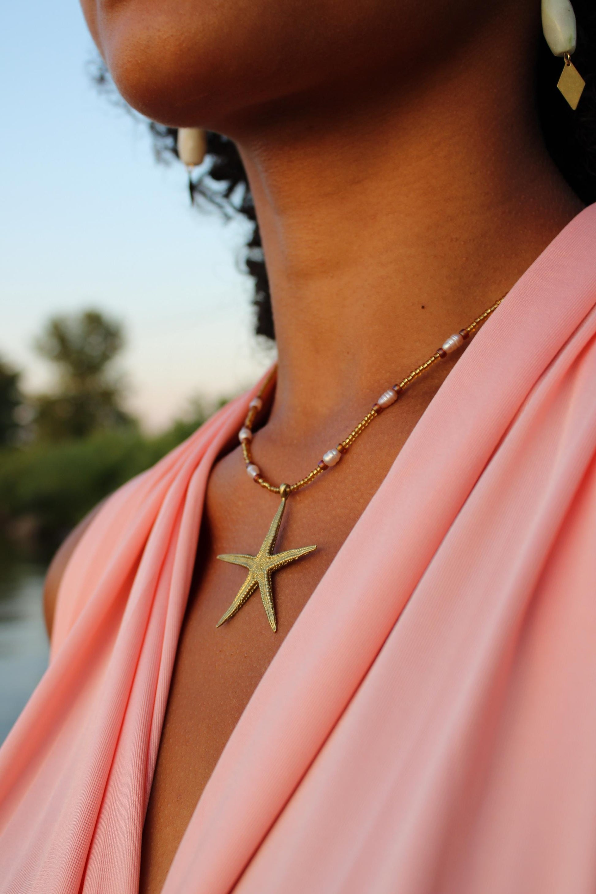 Starfish Necklace (Gold)