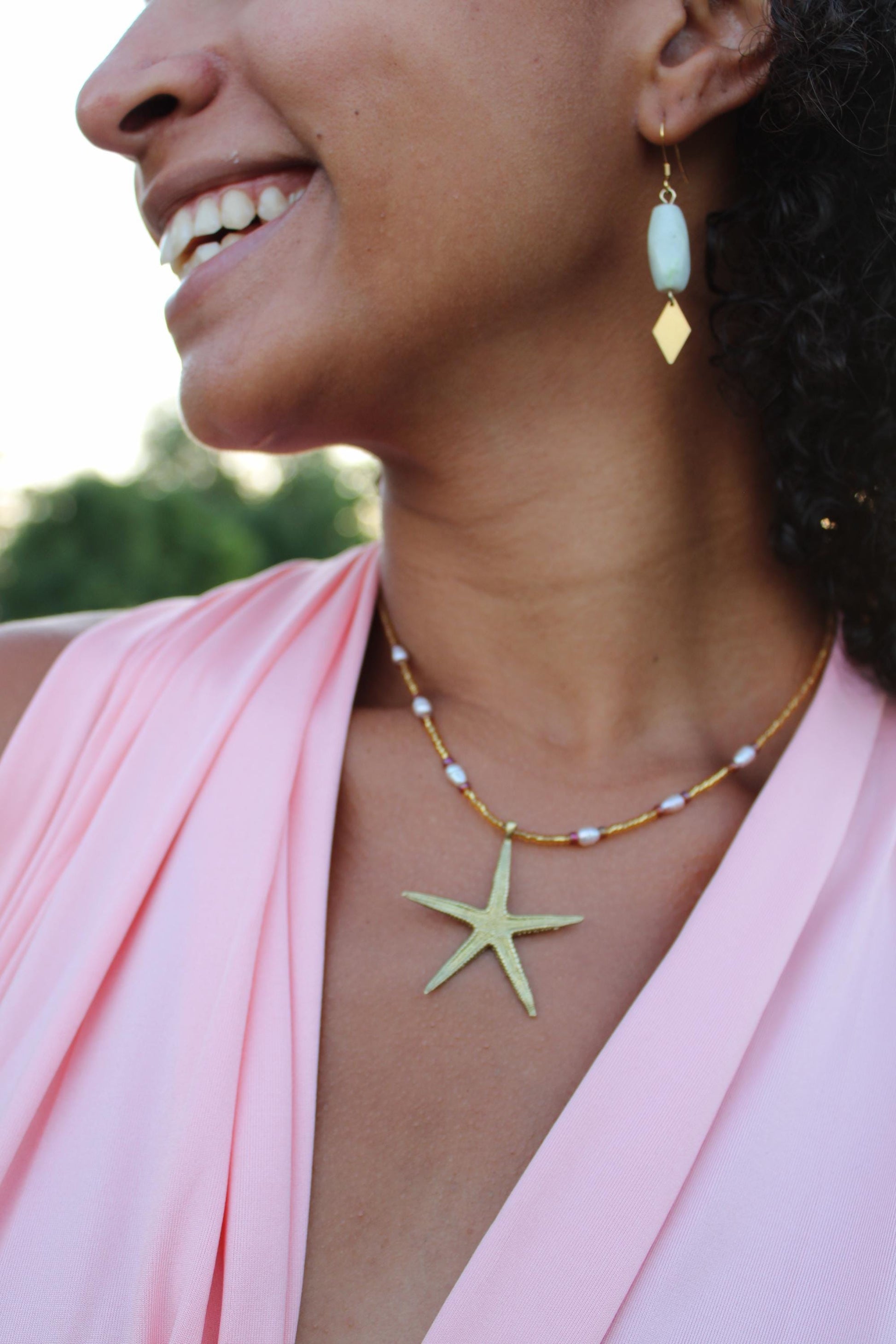 Starfish Necklace (Gold)